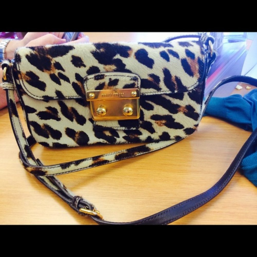 HPMiumiu horse hair cross body bag